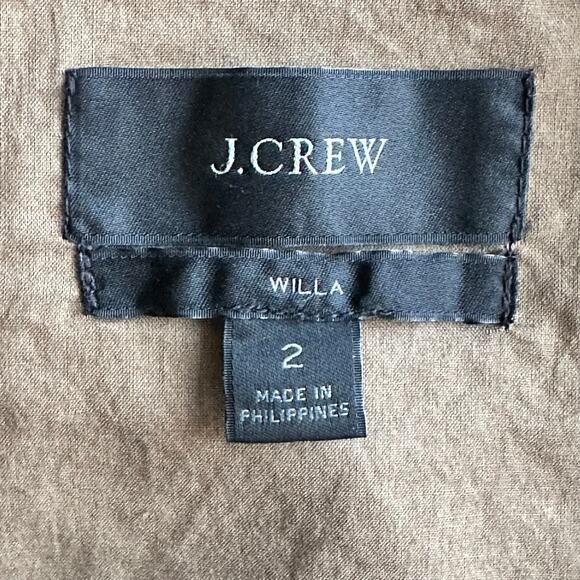 J Crew Willa Blazer Jacket Linen Cupro Blend - Picture 7 of 8